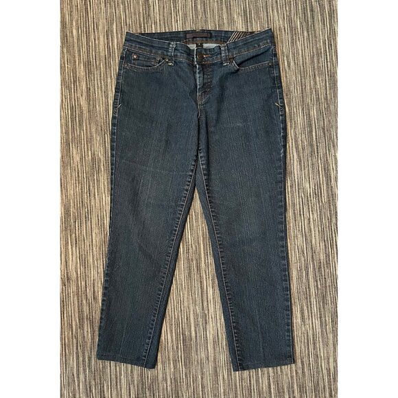 Nine West Women Dark Wash Denim Jeans Size 8 - Picture 1 of 8